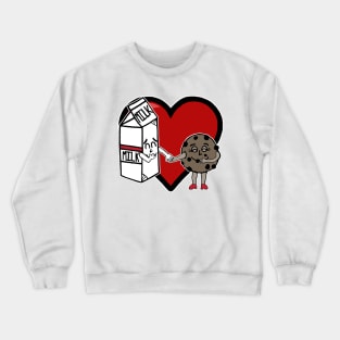 Milk and Cookie Love Crewneck Sweatshirt